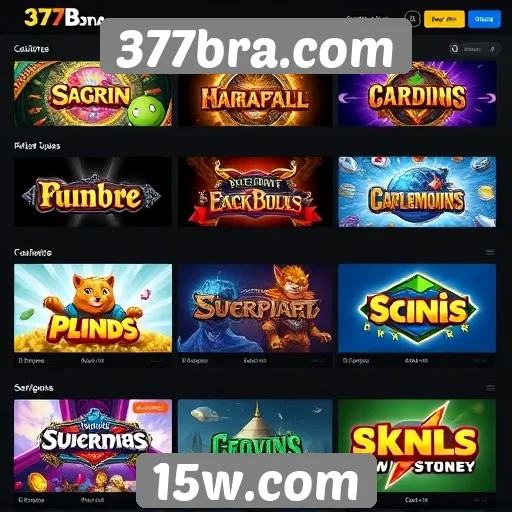 Exploração dos jogos disponíveis em 377bra.com